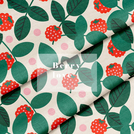 Berry love seamless pattern - 006