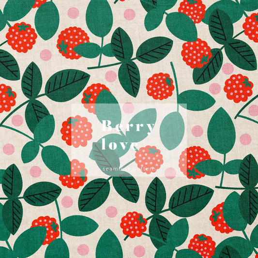 Berry love seamless pattern - 006